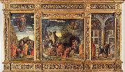 Andrea Mantegna Triptych oil
